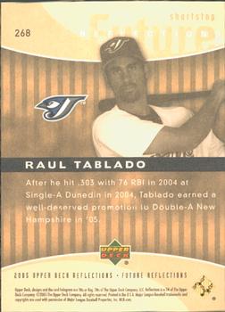 2005 Upper Deck Update - 2005 Upper Deck Reflections Update #268 Raul Tablado Back
