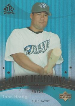 2005 Upper Deck Update - 2005 Upper Deck Reflections Update Turquoise #238 John Hattig Front