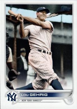 2022 Topps Update #US4 Lou Gehrig Front