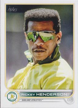 2022 Topps Update #US24 Rickey Henderson Front