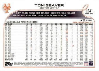 2022 Topps Update #US41 Tom Seaver Back