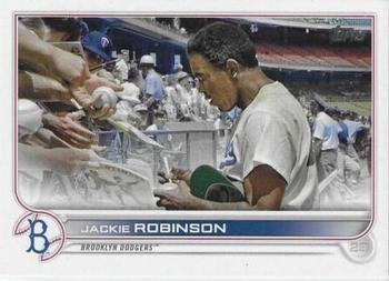2022 Topps Update #US42 Jackie Robinson Front