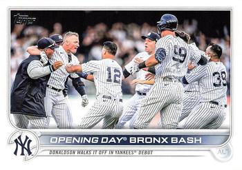 2022 Topps Update #US45 Opening Day Bronx Bash (Josh Donaldson / Aaron Judge) Front