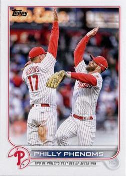 2022 Topps Update #US112 Philly Phenoms (Bryce Harper / Rhys Hoskins) Front