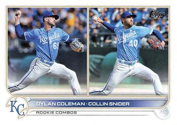 2022 Topps Update #US147 Dylan Coleman / Collin Snider Front