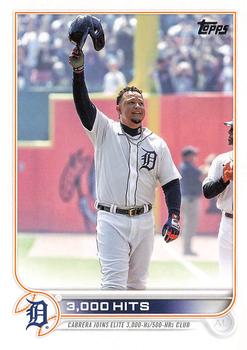 2022 Topps Update #US183 3,000 Hits (Miguel Cabrera) Front
