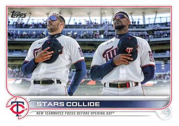 2022 Topps Update #US230 Stars Collide (Carlos Correa / Byron Buxton) Front