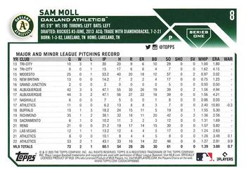 2023 Topps #8 Sam Moll Back