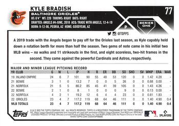 2023 Topps #77 Kyle Bradish Back