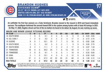 2023 Topps #97 Brandon Hughes Back