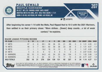 2023 Topps #207 Paul Sewald Back