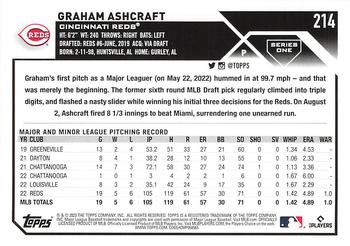 2023 Topps #214 Graham Ashcraft Back