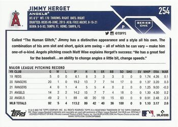2023 Topps #254 Jimmy Herget Back