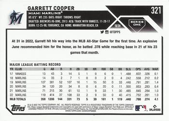 2023 Topps #321 Garrett Cooper Back