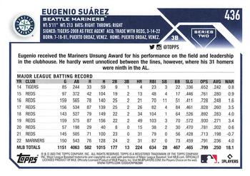 2023 Topps #436 Eugenio Suárez Back