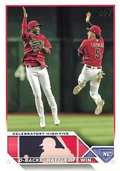 2023 Topps #464 Celebratory High-Five Front