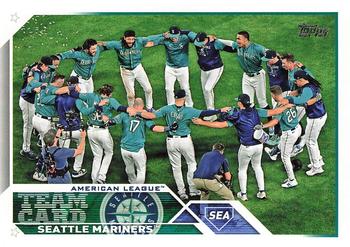 2023 Topps #627 Seattle Mariners Front