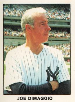 1976 SSPC New York Yankees Old-Timers Day #NNO Joe DiMaggio Front