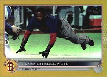 2022 Topps - Gold Foil #398 Jackie Bradley Jr. Front