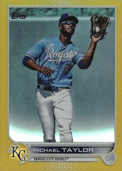 2022 Topps - Gold Foil #483 Michael Taylor Front