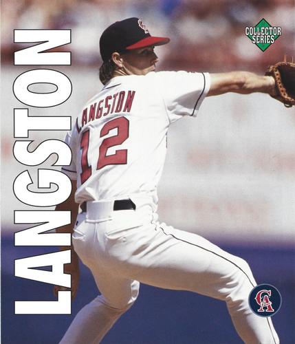 1994 Los Angeles Times California Angels #14 Mark Langston Front