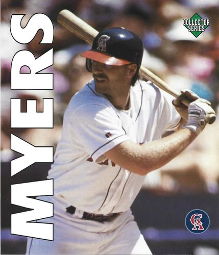 1994 Los Angeles Times California Angels #19 Greg Myers Front