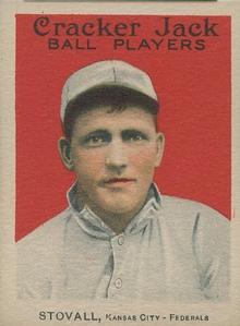 1915 Cracker Jack (E145) #11 George Stovall Front