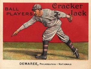 1915 Cracker Jack (E145) #92 Al Demaree Front