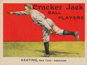 1915 Cracker Jack (E145) #95 Ray Keating Front