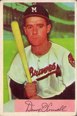 1954 Bowman #160 Danny O'Connell Front