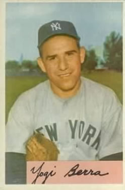 1954 Bowman #161 Yogi Berra Front
