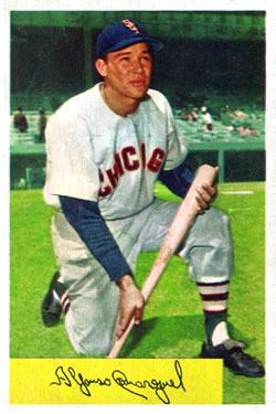 1954 Bowman #54 Chico Carrasquel Front