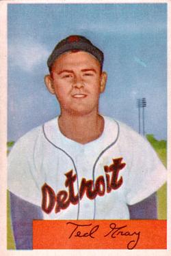 1954 Bowman #71 Ted Gray Front