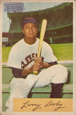 1954 Bowman #84 Larry Doby Front