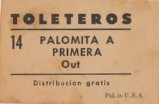 1948-49 Toleteros #NNO Gely Goyco Back