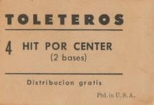 1948-49 Toleteros #NNO Juan Guilbe Back