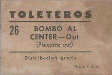 1948-49 Toleteros #NNO George Scales Back