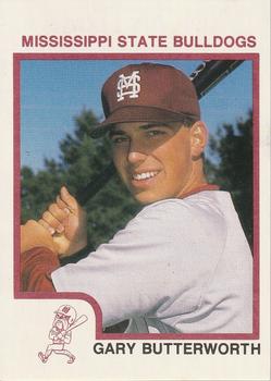 1991 Mississippi State Bulldogs #NNO Gary Butterworth Front