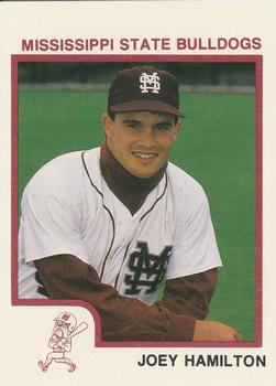 1991 Mississippi State Bulldogs #NNO Joey Hamilton Front