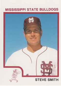 1991 Mississippi State Bulldogs #NNO Steve Smith Front