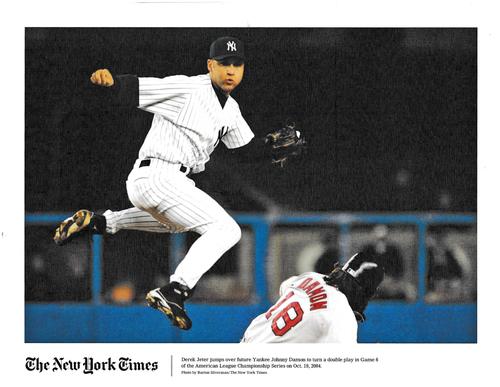 2006 New York Times Baseball Photo Collection #DEJE Derek Jeter Front