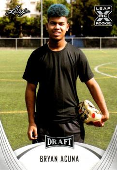 2021 Leaf Draft #24 Bryan Acuna Front