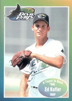 1996 Tampa Bay Devil Rays A Team is Born #NNO Ed Kofler Front