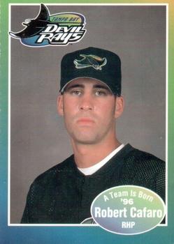 1996 Tampa Bay Devil Rays A Team is Born #NNO Robert Cafaro Front
