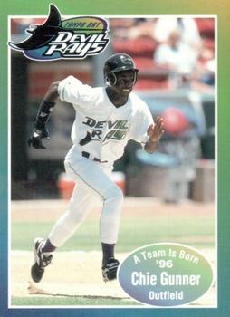 1996 Tampa Bay Devil Rays A Team is Born #NNO Chie Gunner Front