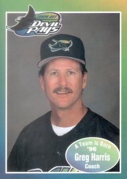 1996 Tampa Bay Devil Rays A Team is Born #NNO Greg Harris Front