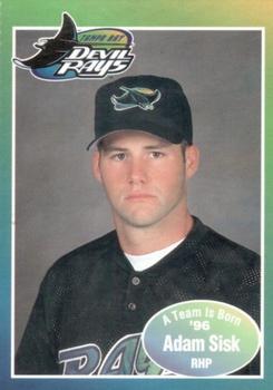1996 Tampa Bay Devil Rays A Team is Born #NNO Adam Sisk Front