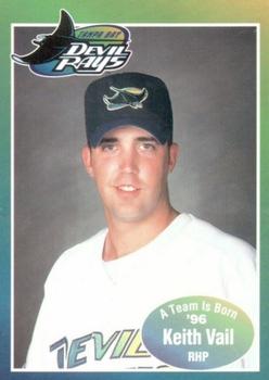 1996 Tampa Bay Devil Rays A Team is Born #NNO Keith Vail Front