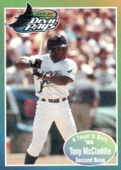 1996 Tampa Bay Devil Rays A Team is Born #NNO Tony McCladdie Front