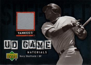 2006 Upper Deck - UD Game Materials (Series Two) #UD-GS Gary Sheffield Front